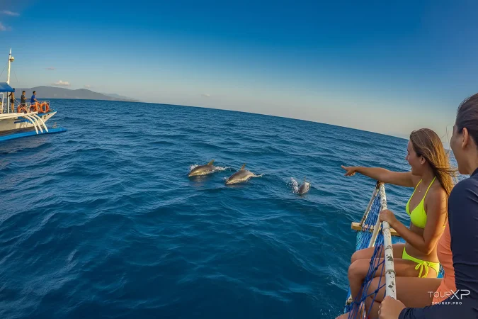 Bais dolphin watching and Manjuyod White Sand Bar day tour in Negros Oriental