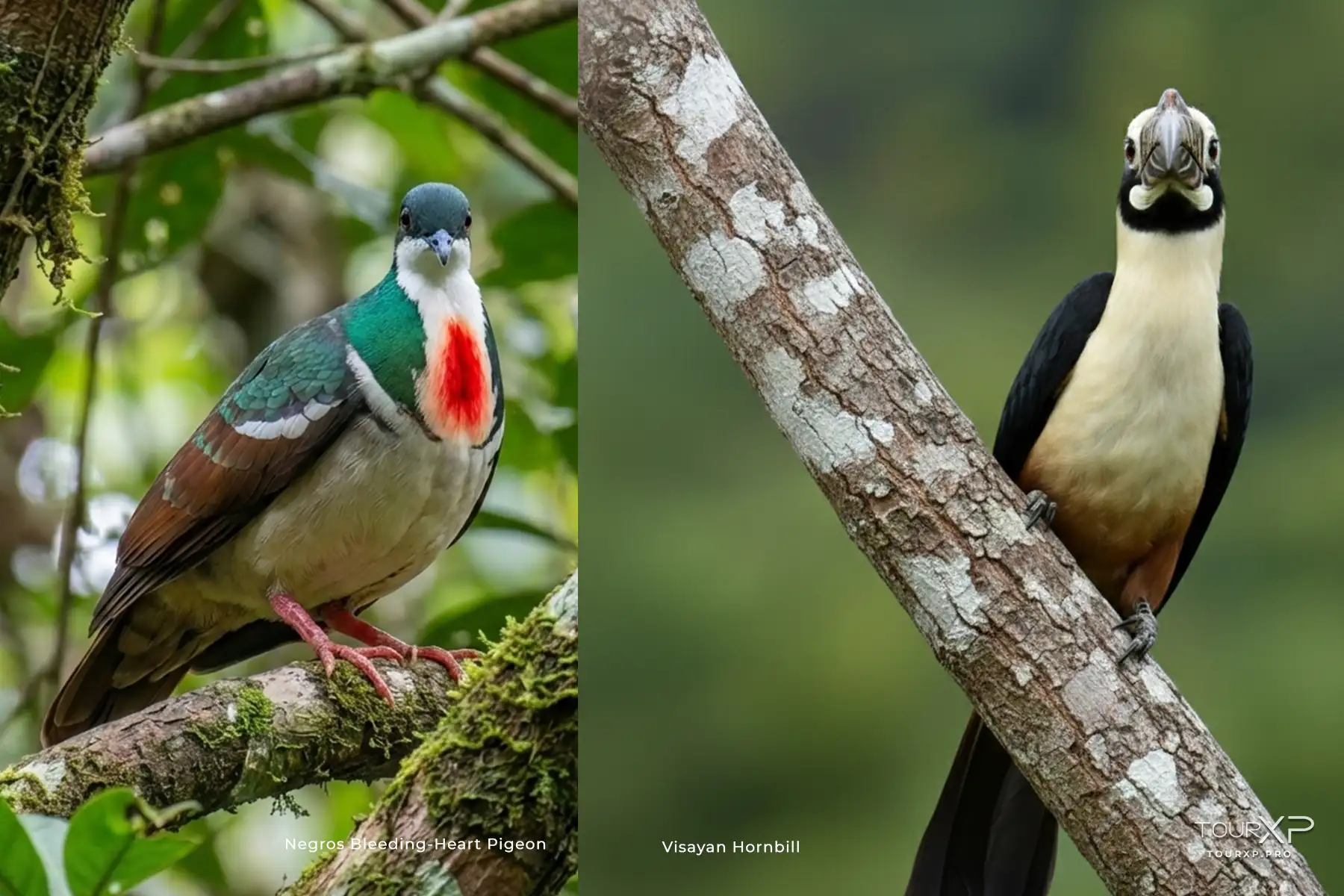 Tourxp Negros Bleeding Heart Pigeon- Tourxp Enjoy Your Philippine Vacation! Tourxp Negros Bleeding-Heart Pigeon (Endemic And Endangered) &Amp; Visayan Hornbill